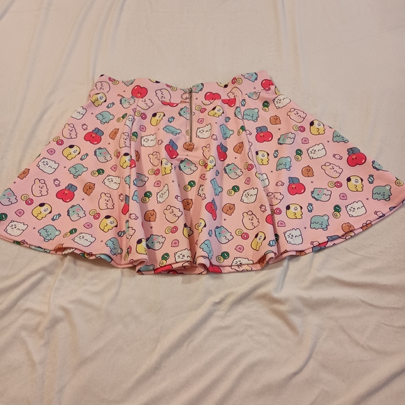 bt21 Dresses & Skirts - BT21 Jelly Candy Zipper Skater Style Skirt Women's Size 2X